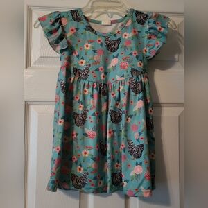 Chicken Print Dress for Girls